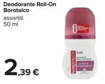 Deodorante roll-on borotalco
