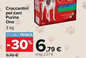 Croccantini per cani purina one
