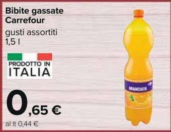 Bibite gassate carrefour