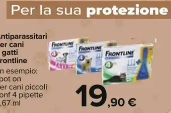 Antiparassitari per cani o gatti frontline