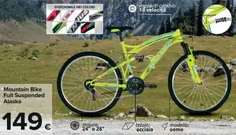 Carrefour Iper Mountain bike full suspended alaska offerta