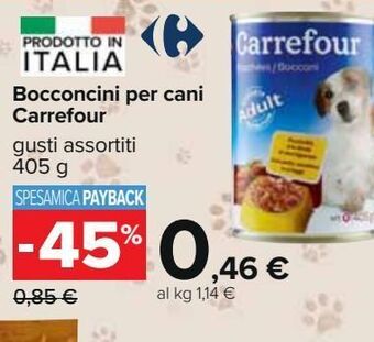 Carrefour Iper Bocconcini per cani carrefour offerta