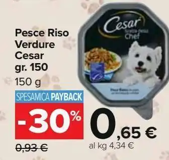 Pesce riso verdure cesar