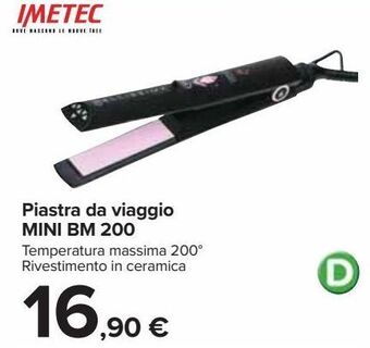 Carrefour Iper Piastra da viaggio mini bm 200 offerta