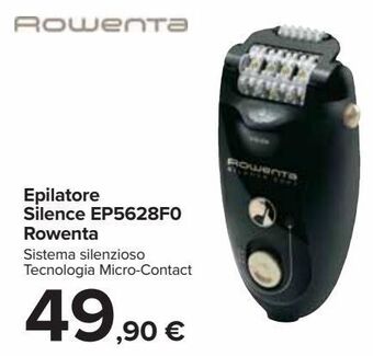 Epilatore silence ep5628f0 rowenta