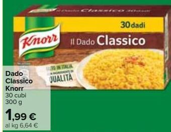 Carrefour Iper Dado classico knorr offerta