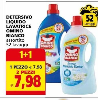 Il Gigante Detersivo liquido lavatrice omino bianco offerta