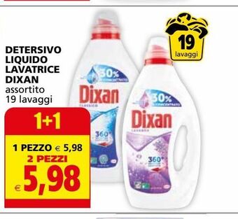 Il Gigante Detersivo liquido lavatrice dixan offerta