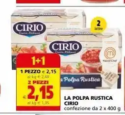 Il Gigante La polpa rustica cirio offerta
