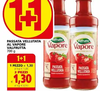 Passata di pomodoro al vapore valfrutta