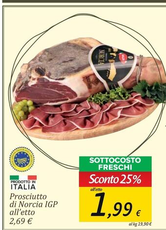 Carrefour Market Prosciutto di norcia igp offerta