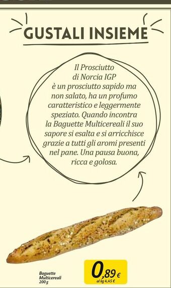 Carrefour Market Baguette multicereali offerta