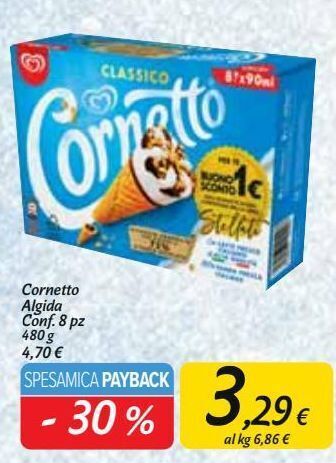 Carrefour Market Cornetto algida offerta