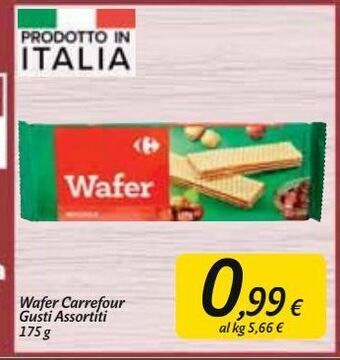 Wafer carrefour gusti assortiti