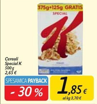 Carrefour Market Cereali special k offerta