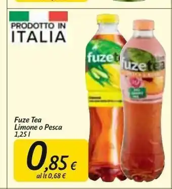 Fuze tea limone o pesca