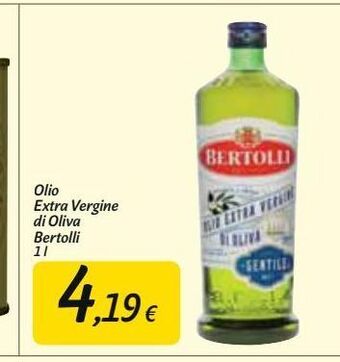 Carrefour Market Olio extra vergine di oliva bertolli offerta