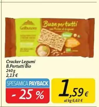 Cracker legumi b. pertutti bio