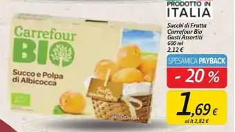 Carrefour Market Succo e polpa di albicocca offerta