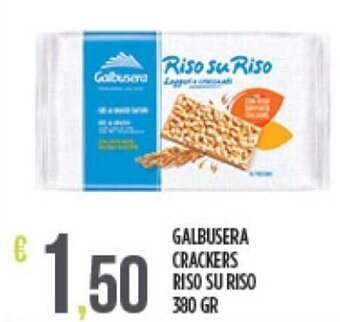 Galbusera Crackers Riso su Riso 380 gr