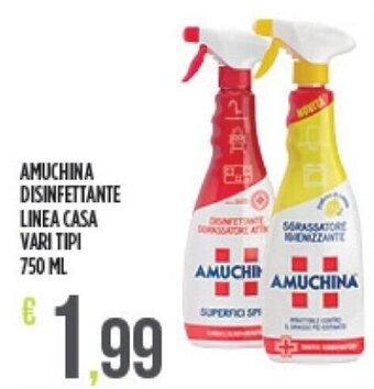 Amuchina Disinfettante Linea Casa vari tipi 750 ml