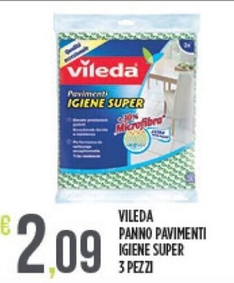 Euroesse Vileda Panno Pavimenti Igiene Super 3 pezzi offerta
