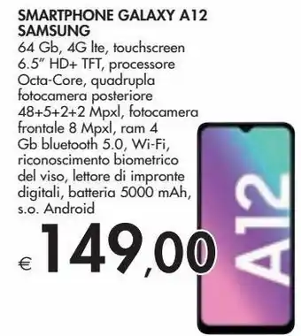 Smartphone galaxy a12 samsungt