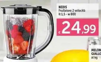 Carrefour Market Nedis Frullatore 2 Velocità 1,5 Lt - w 800 offerta