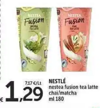 Carrefour Market Nestlè Nestea Fusion tea Latte Chai/Matcha 180ml offerta