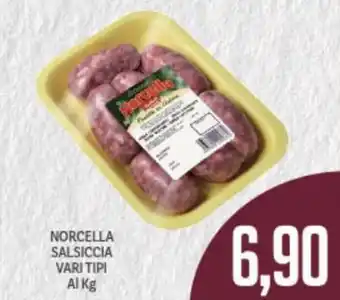 Supermercati Piccolo Norcella Salsiccia vari tipi offerta