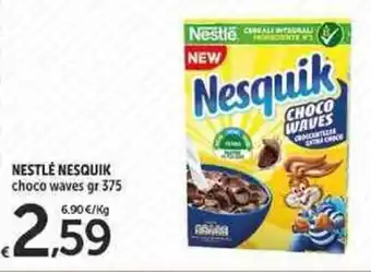 Carrefour Market Nestlè Choco Waves 375gr offerta