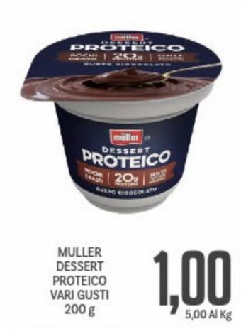 Supermercati Piccolo Müller Dessert Proteico vari gusti 200 g offerta