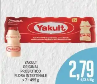 Supermercati Piccolo Yakult Original Probiotico Flora Intestinale x 7 - 455 g offerta