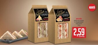 Supermercati Piccolo Piccolo Gran Selezione Il Tramezzino vari gusti 170 g offerta
