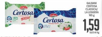 Supermercati Piccolo Galbani Certosa Classica/La Leggera 165 g offerta