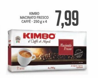 Supermercati Piccolo Kimbo Macinato Fresco Caffè - 250 g x 4 offerta