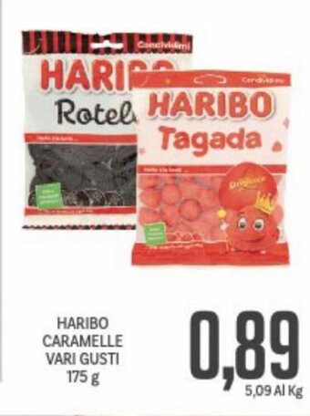 Supermercati Piccolo Haribo Caramelle Vari Gusti 175 g offerta