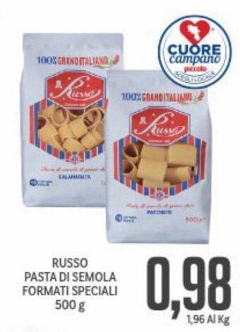 Supermercati Piccolo Russo Pasta di Semola Formati Speciali 500 g offerta