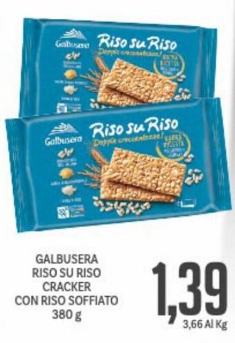 Supermercati Piccolo Galbusera Riso Su Riso Cracker con Riso Soffiato 380 g offerta