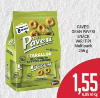 Supermercati Piccolo Pavesi Gran Pavesi Snack vari tipi Multipack 256 g offerta