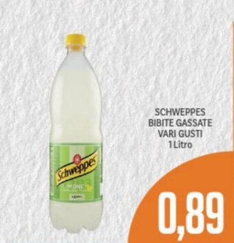 Supermercati Piccolo Schweppes Bibite Gassate Vari Gusti 1 Litro offerta