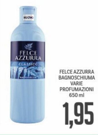 Supermercati Piccolo Felce Azzurra Bagnoschiuma Varie Profumazioni 650 ml offerta