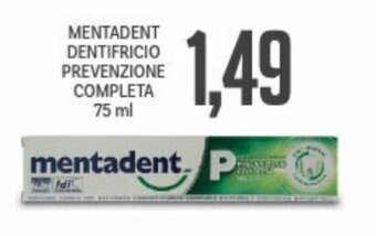 Supermercati Piccolo Mentadent Dentifricio Prevenzione Completa 75 ml offerta