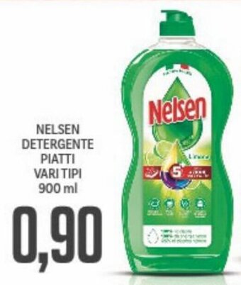 Supermercati Piccolo Nelsen Detergente Piatti Vari Tipi 900 ml offerta