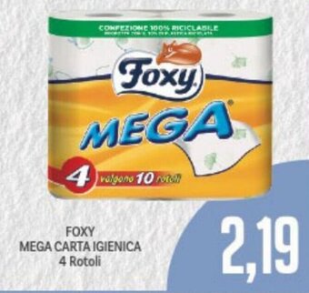 Supermercati Piccolo Foxy Mega Carta Igienica 4 Rotoli offerta