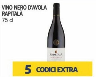 Supermercati Piccolo Rapitalà Vino Nero D'Avola 75 cl offerta