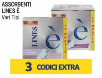 Supermercati Piccolo Lines è Assorbenti offerta
