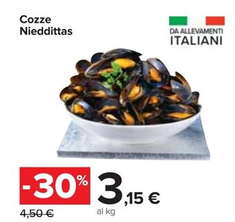 Carrefour Cozze Nieddittas offerta