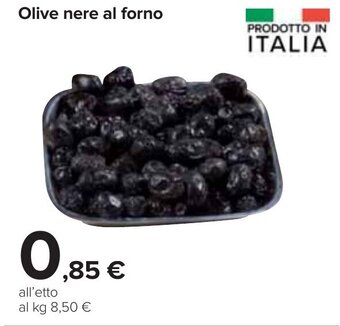 Carrefour Olive nere al forno offerta