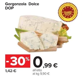 Carrefour Gorgonzola Dolce DOP offerta